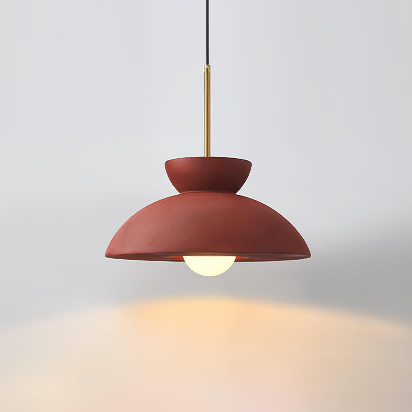 Modern Resin Inverted Cone Pendant Light for Dining Room and Kitchen Island