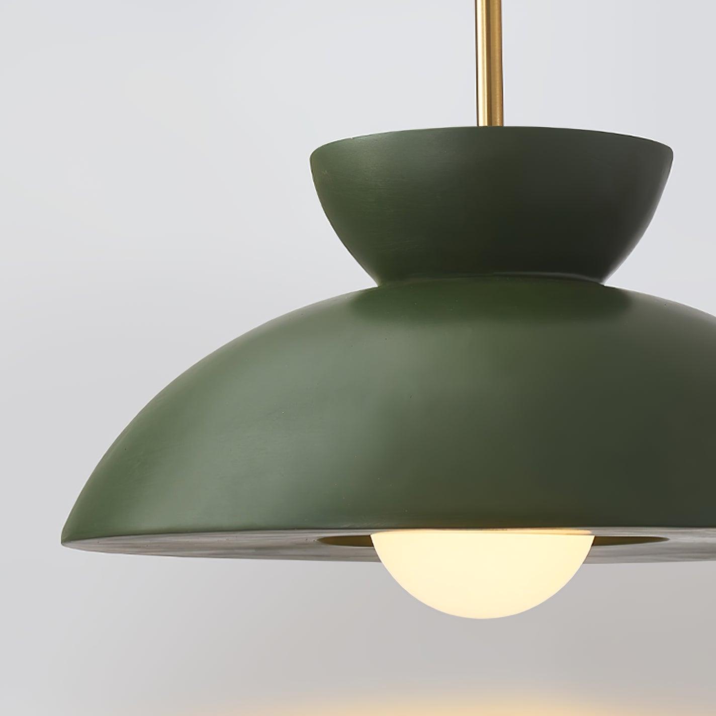 Modern Resin Inverted Cone Pendant Light for Dining Room and Kitchen Island
