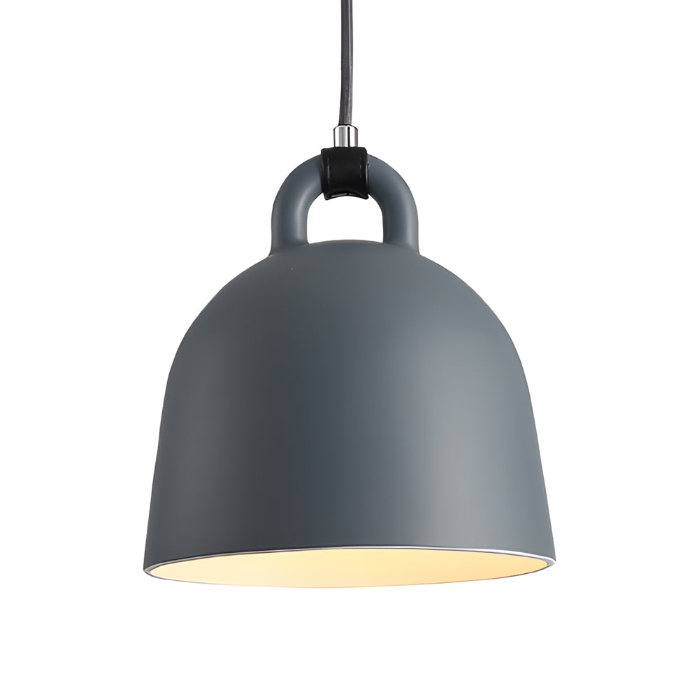 Modern Resin Semicircle Bell Pendant Light Nordic Minimalist Art Chandelier for Dining Room Kitchen Island