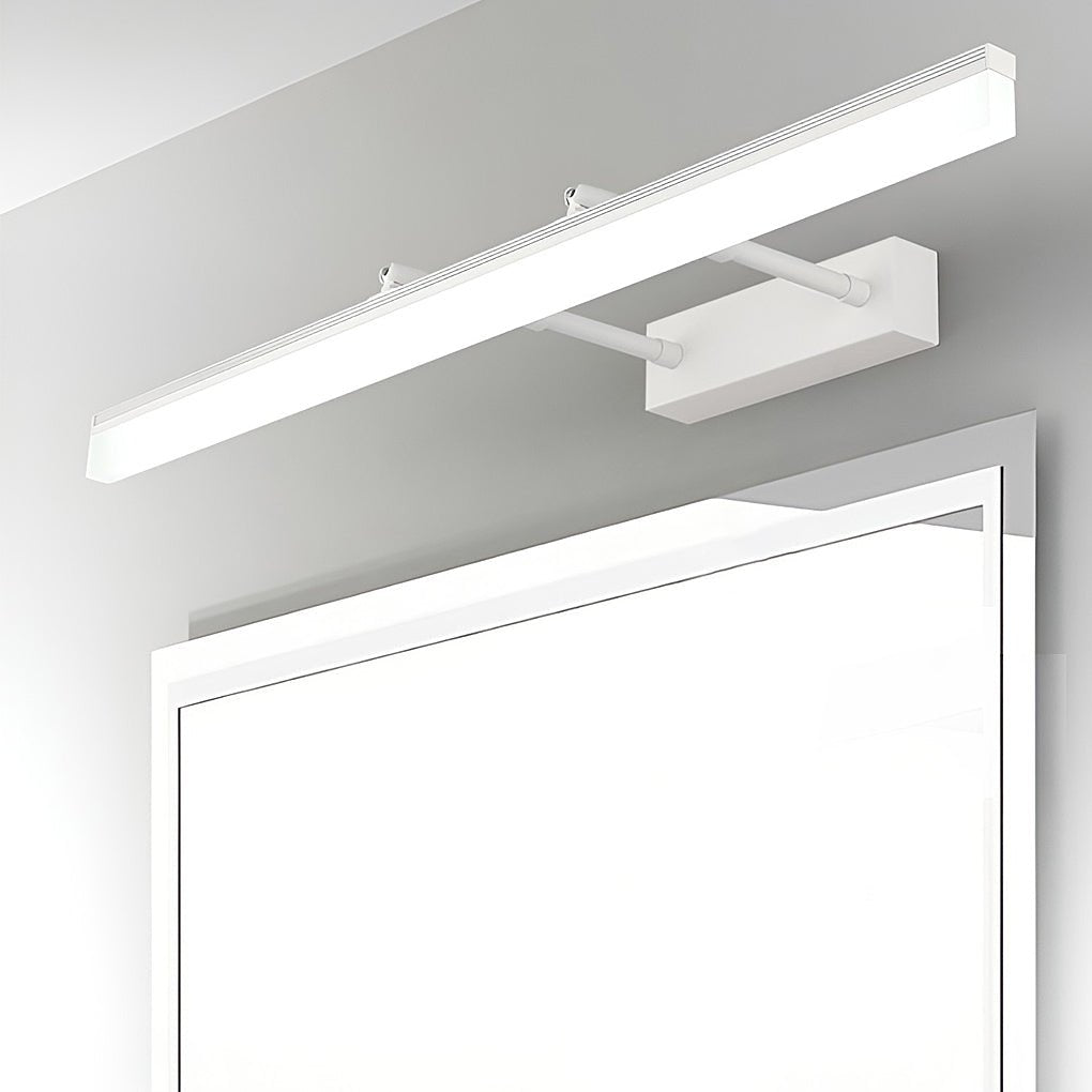 Modern Retractable LED Bathroom Vanity Light Over Mirror Stainless Steel Fixture Acrylic Bar