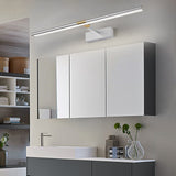 Modern Retractable LED Bathroom Vanity Mirror Light with Adjustable Matte Aluminum Rod