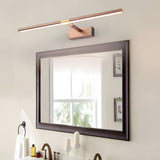 Modern Retractable LED Bathroom Vanity Mirror Light with Adjustable Matte Aluminum Rod