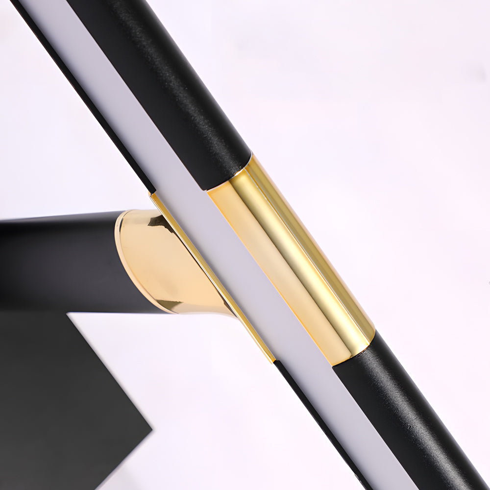 Modern Retractable LED Bathroom Vanity Mirror Light with Adjustable Matte Aluminum Rod