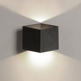 Modern Rhombus LED Outdoor Wall Light Waterproof Exterior Up and Down Sconce for Patio and Garden