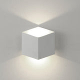 Modern Rhombus LED Outdoor Wall Light Waterproof Exterior Up and Down Sconce for Patio and Garden