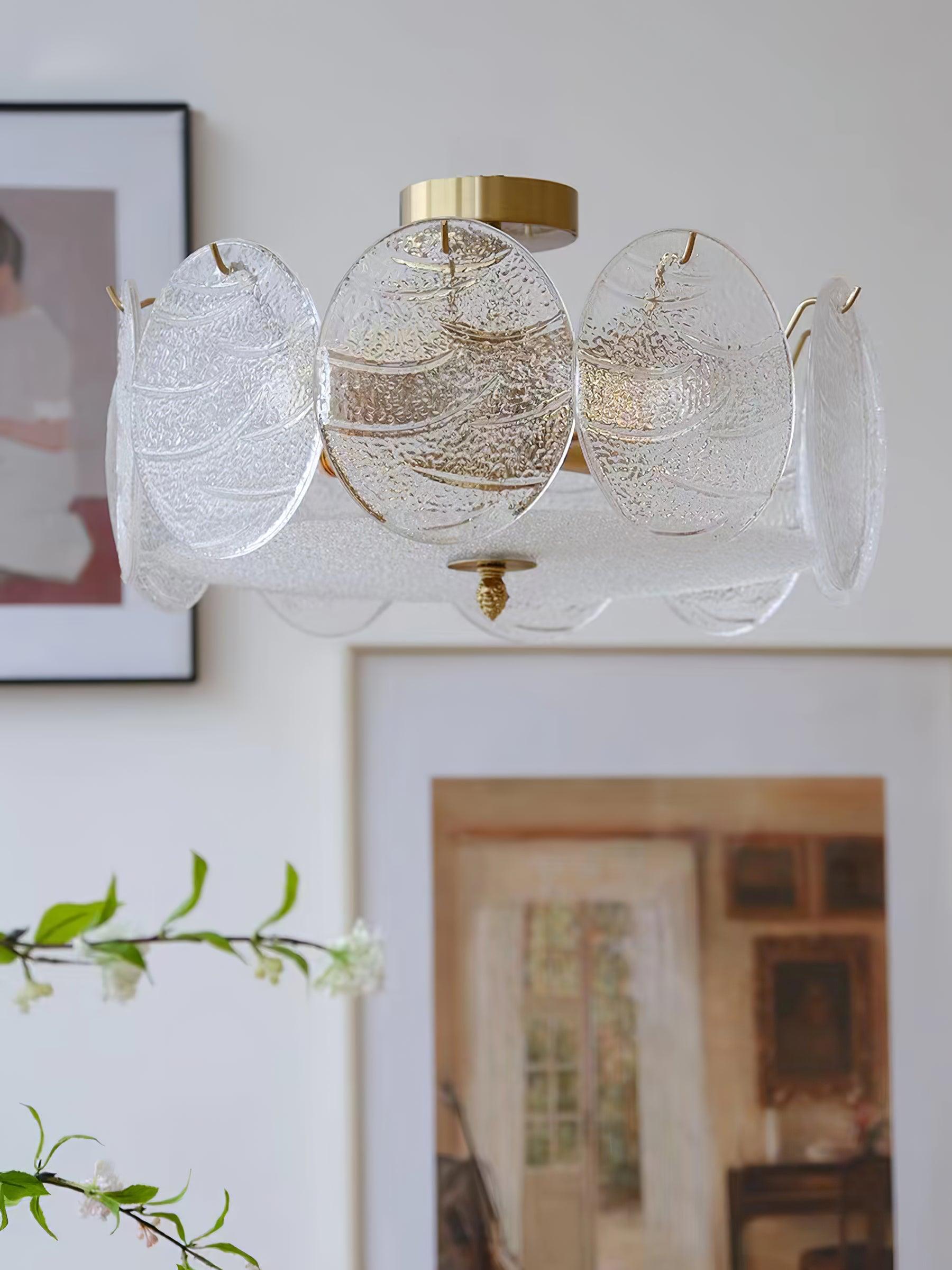 modern-ribbed-glass-chandelier-ceiling-lamp-with-clear-panels-and-gold-finish-hardware