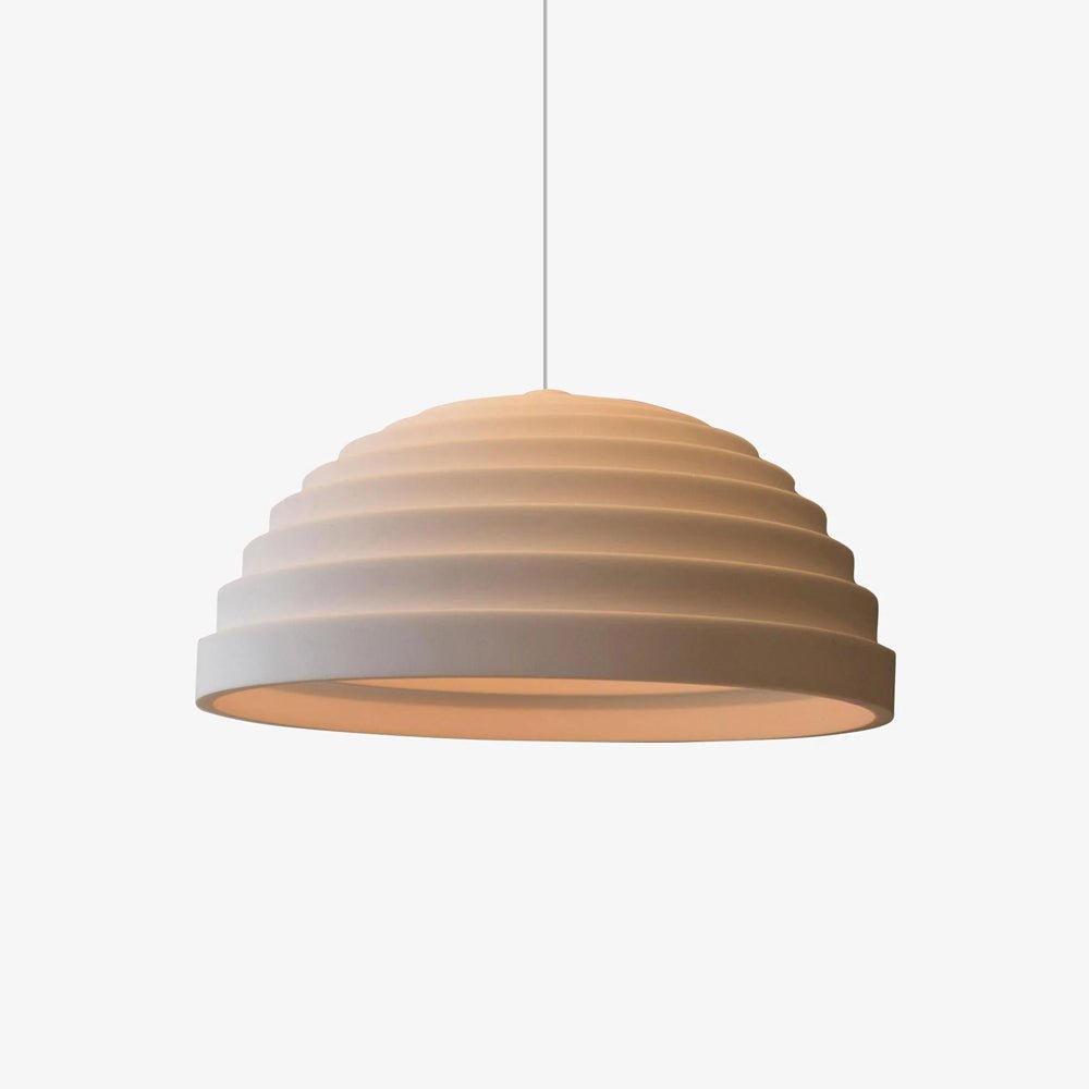 Modern Rice Field Acoustic Ceiling Lamp with Sound Absorbing Melamine Foam and Resin Finish