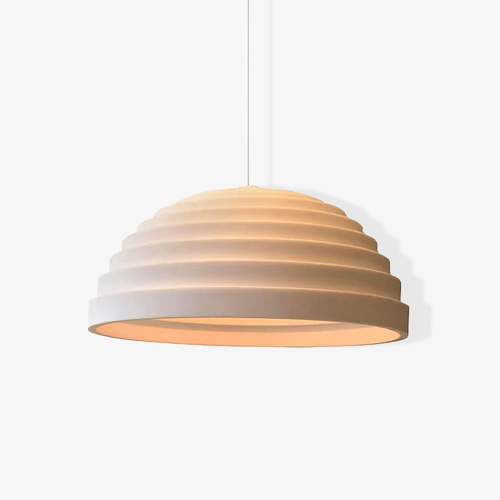 Modern Rice Field Acoustic Ceiling Lamp with Sound Absorbing Melamine Foam and Resin Finish