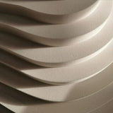 Modern Rice Field Acoustic Ceiling Lamp with Sound Absorbing Melamine Foam and Resin Finish