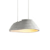 Modern Rice Field Sound Absorbing Resin Pendant Light Textured Acoustic Hanging Lamp for Offices and Homes