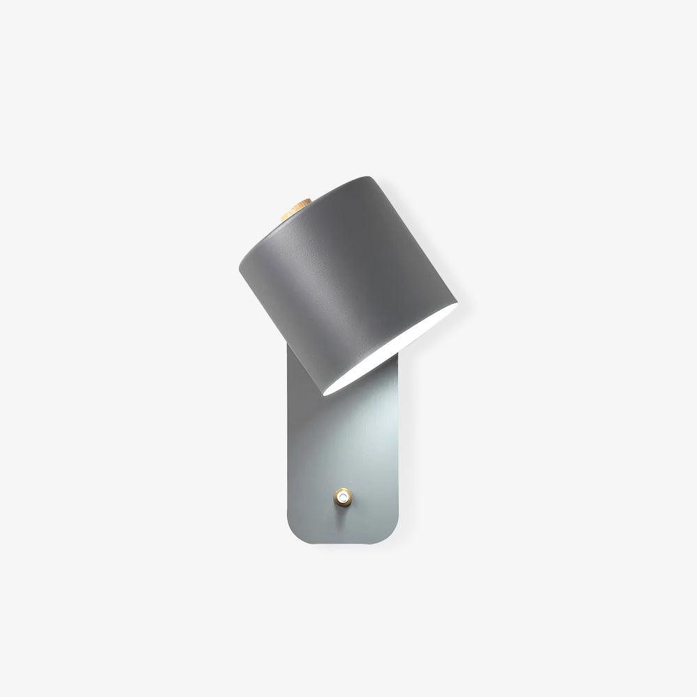 Modern Rotatable Cylinder Wall Lamp Adjustable Metal Sconce for Bedroom and Living Room