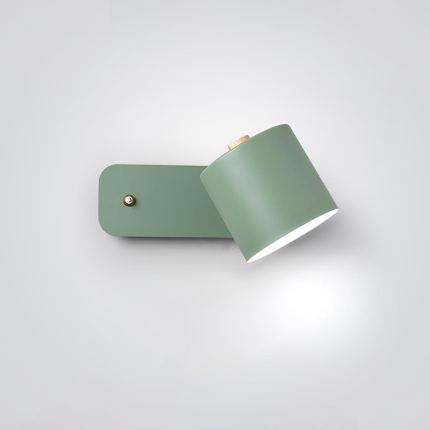 Modern Rotatable Cylinder Wall Lamp Adjustable Metal Sconce for Bedroom and Living Room