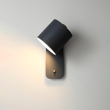 Modern Rotatable Cylinder Wall Lamp Adjustable Metal Sconce for Bedroom and Living Room