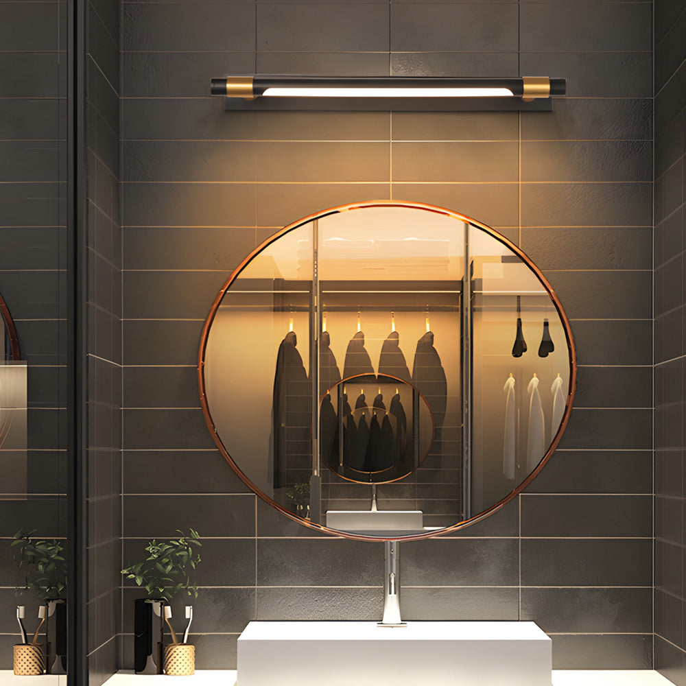 Modern Rotatable LED Bathroom Vanity Light with 120 Degree Adjustable Linear Bar in Nordic Style