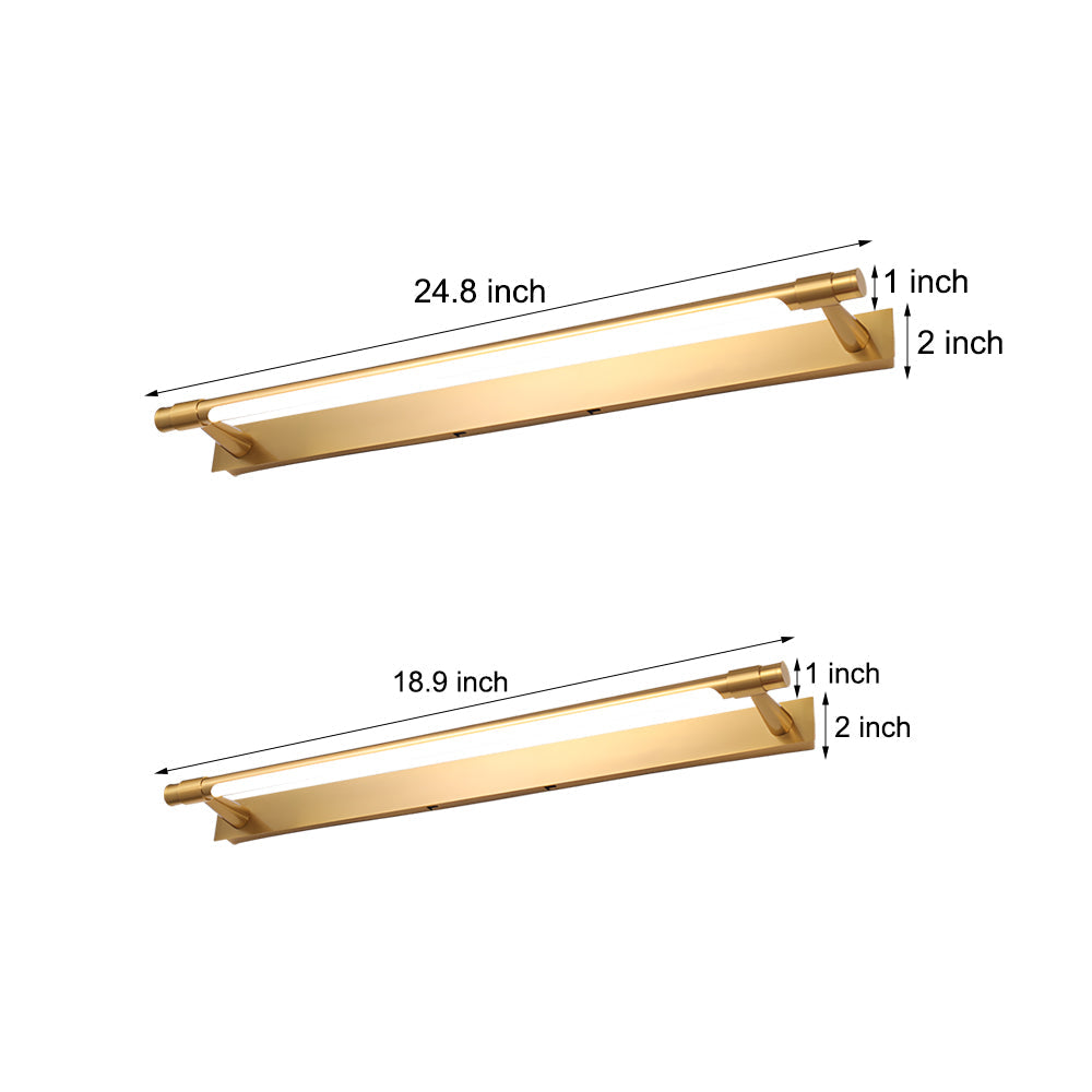 Modern Rotatable LED Bathroom Vanity Light with 120 Degree Adjustable Linear Bar in Nordic Style