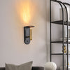 Modern Rotatable LED Flame Wall Sconce Nordic Acrylic Wall Lamp for Living Room Bedroom