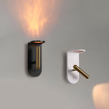 Modern Rotatable LED Flame Wall Sconce Nordic Acrylic Wall Lamp for Living Room Bedroom