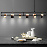 Modern Rotatable LED Nordic Chandelier Electroplated Metal Pendant Light for Dining Room