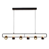 Modern Rotatable LED Nordic Chandelier Electroplated Metal Pendant Light for Dining Room