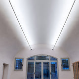 Modern Rotatable Skyline Linear LED Ceiling Light Slim Adjustable Steel Strip Fixture for Home