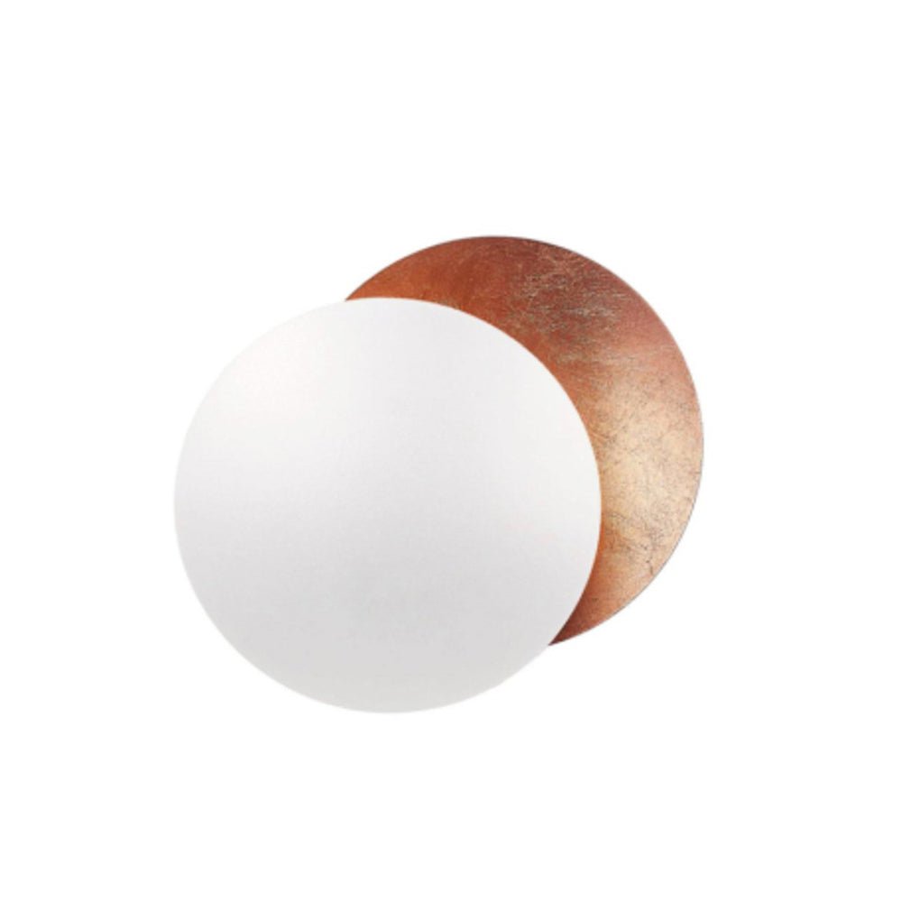 Modern Rotating Moon Design LED Wall Sconce Minimalist Adjustable Bedside Lighting for Stairs and Aisle