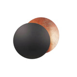 Modern Rotating Moon Design LED Wall Sconce Minimalist Adjustable Bedside Lighting for Stairs and Aisle