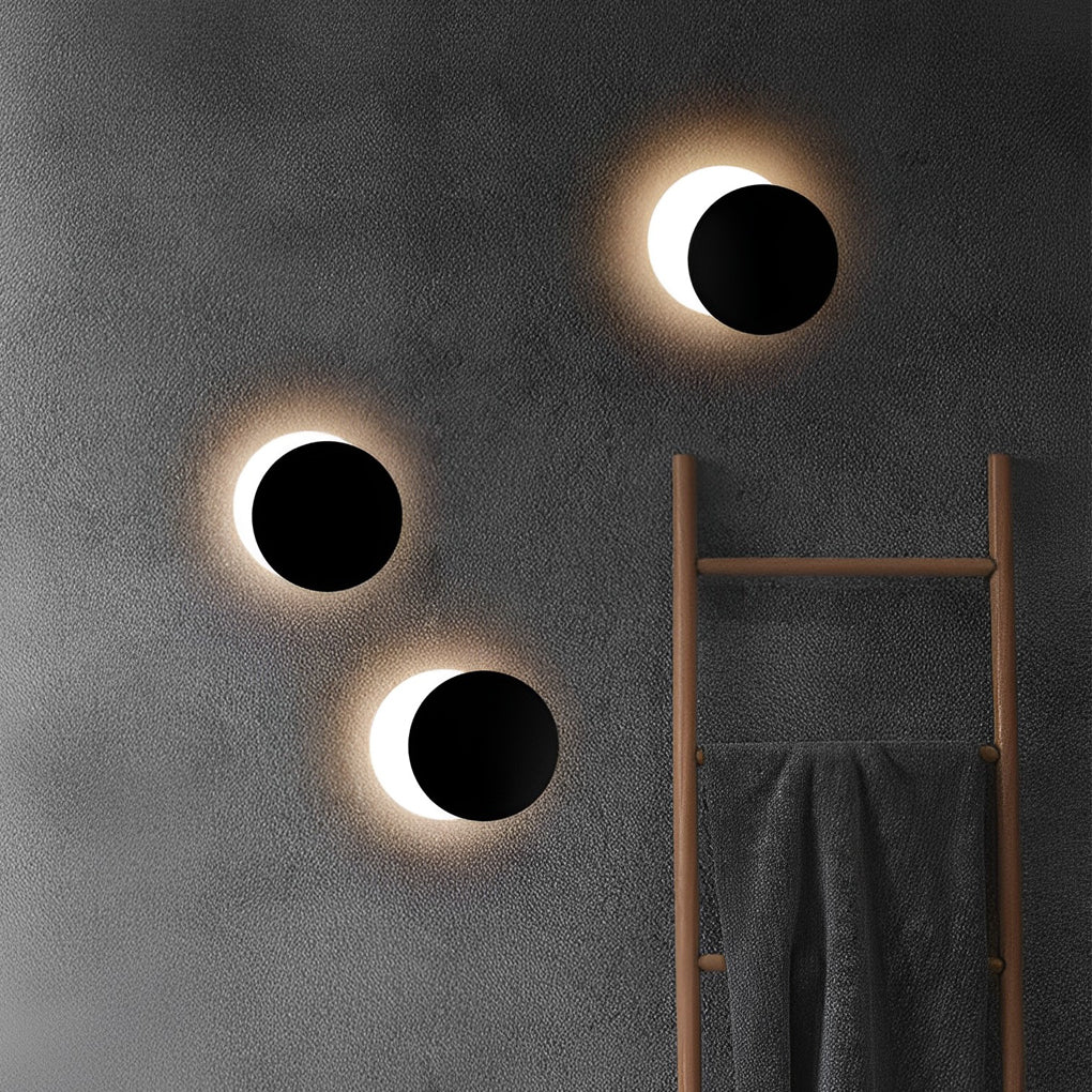 Modern Round 360 Degree Rotatable LED Wall Lamp Adjustable Indoor Sconce Lighting