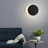 Modern Round 360 Degree Rotatable LED Wall Lamp Adjustable Indoor Sconce Lighting