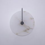 Modern Round Alabaster LED Wall Sconce Elegant Stone Wall Lamp for Interior Living Spaces