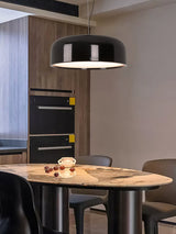 Modern Round Aluminum Pendant Light with Soft Diffused Illumination for Contemporary Interior Decor