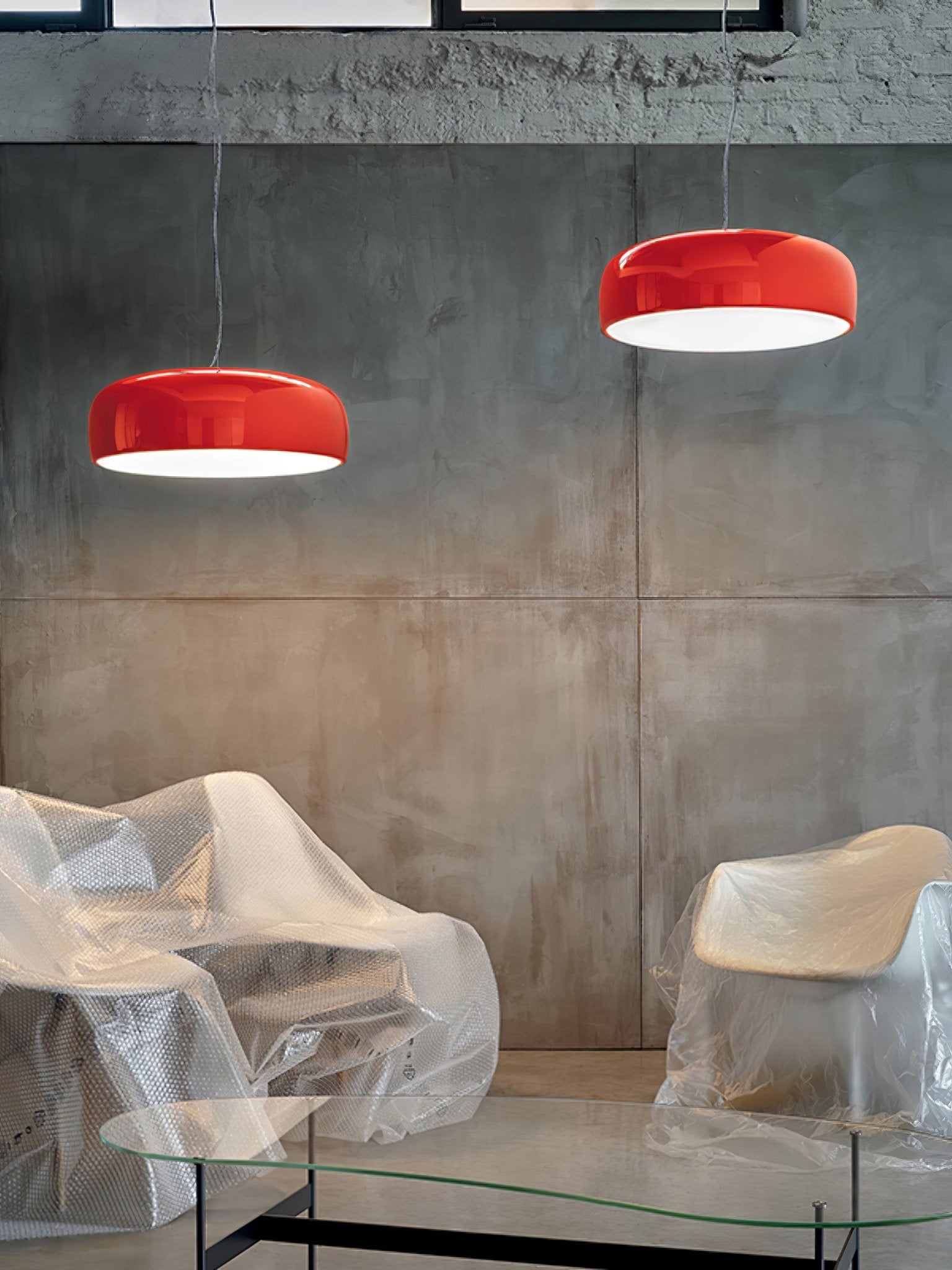Modern Round Aluminum Pendant Light with Soft Diffused Illumination for Contemporary Interior Decor