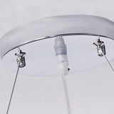 Modern Round Cherry Wood Drum Pendant Light 24 Inch Large Farmhouse LED Hanging Ceiling Fixture