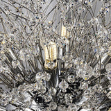 Modern Round Crystal LED Pendant Light Elegant Antique Chandelier for Dining and Living Rooms