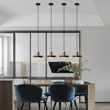 Modern Round Flying Saucer LED Pendant Light Electroplated Iron Kitchen Island Hanging Lamp