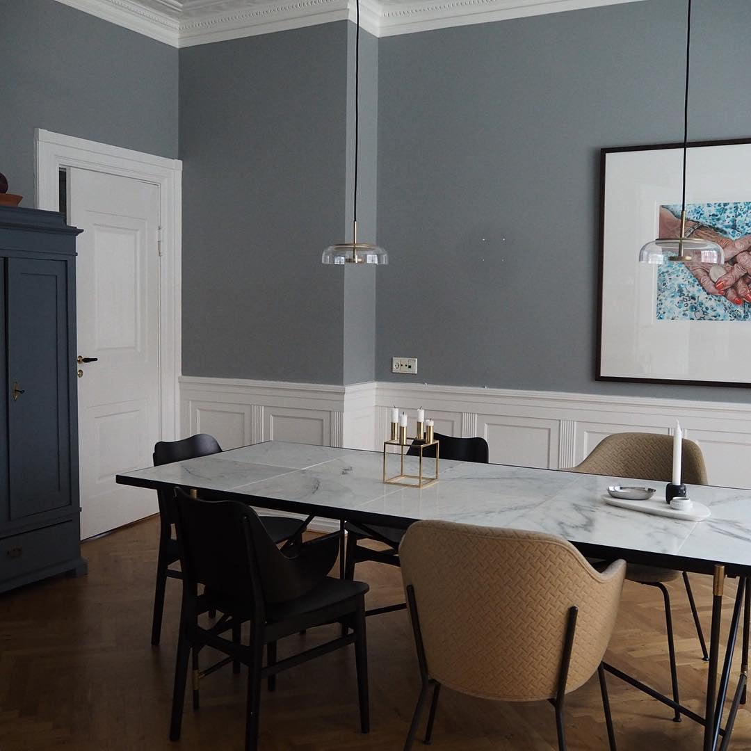 Modern Round Glass and Brass Pendant Light Fixture for Contemporary Interior Lighting