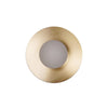 Modern Round Glass Art Sconce Wall Lamp Celestial Moon Design for Hallway and Bedroom