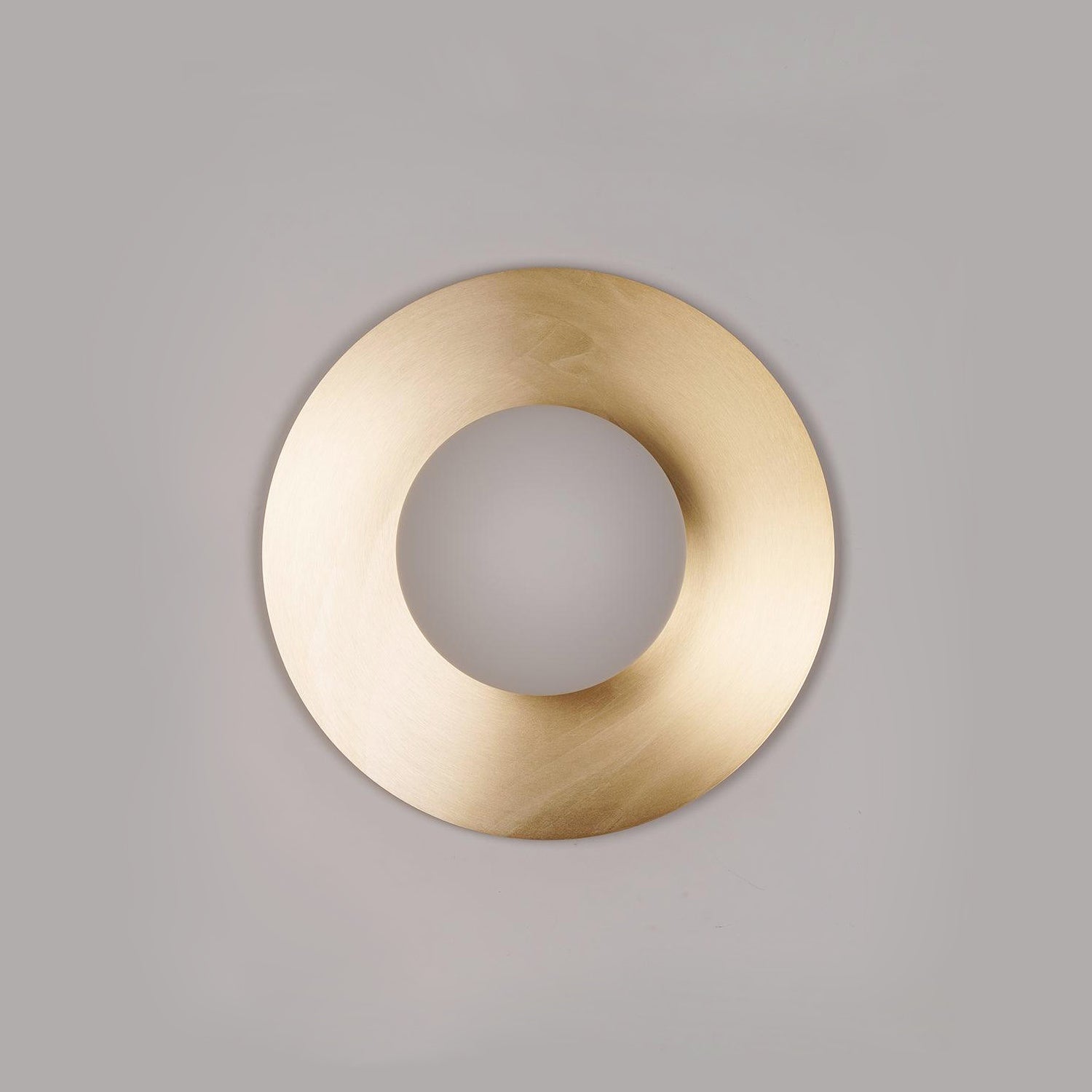 Modern Round Glass Art Sconce Wall Lamp Celestial Moon Design for Hallway and Bedroom