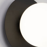 Modern Round Glass Ball Wall Sconce 12W LED Indoor Lighting for Bedroom Bedside and Living Room
