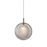 Modern Round Glass Sphere Pendant Light Nordic Hanging Ceiling Fixture for Home