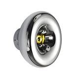 Modern Round Lava Glass Wall Sconce Creative Art Indoor Lighting Fixture in Gold and Silver