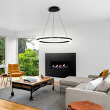 Modern Round LED Pendant Light for Kitchen Island and Contemporary Living Spaces
