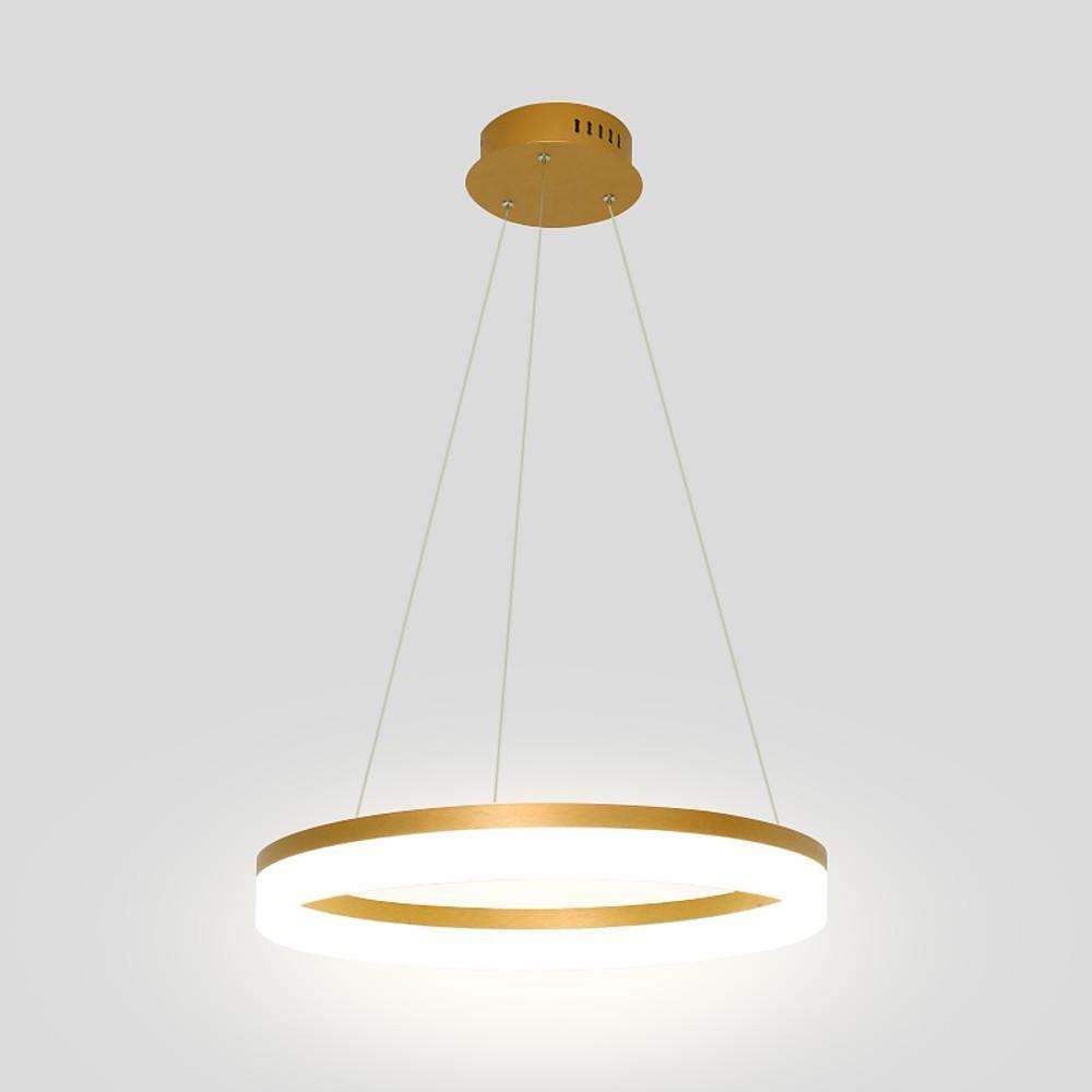Modern Round LED Pendant Light for Kitchen Island and Contemporary Living Spaces