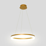 Modern Round LED Pendant Light for Kitchen Island and Contemporary Living Spaces