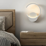 Modern Round LED Wall Sconce Dimmable Nordic Minimalist Bedside Light Fixture