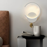 Modern Round LED Wall Sconce Dimmable Nordic Minimalist Bedside Light Fixture