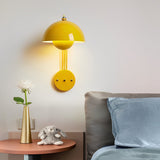 Modern Round Metal Wall Sconce with Three Step Dimming Nordic Circular Iron Wall Lamp