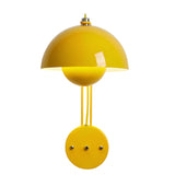 Modern Round Metal Wall Sconce with Three Step Dimming Nordic Circular Iron Wall Lamp