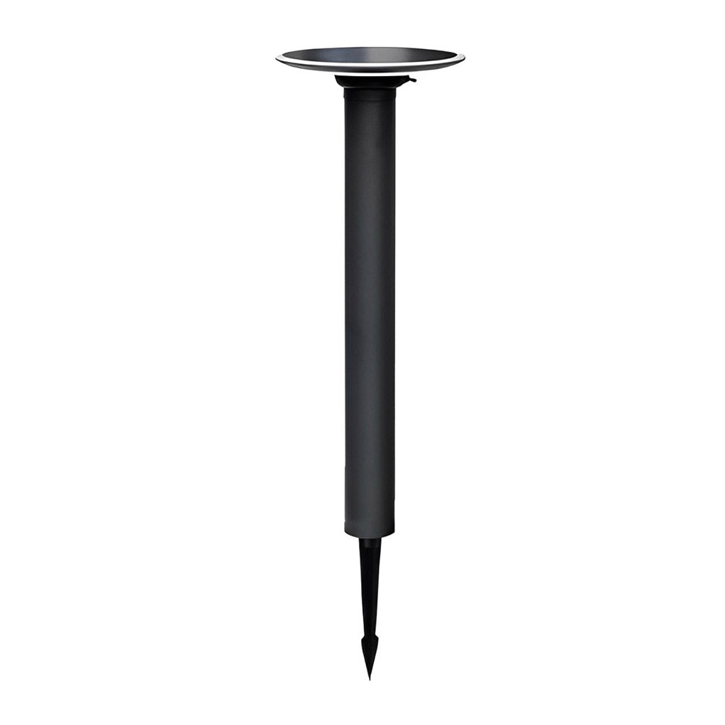 Modern Round Outdoor Solar Pathway Light Waterproof LED Lawn Lamp for Garden Decor