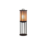 Modern Round Pillar Acrylic Lantern Outdoor Landscape Light for Garden and Pathway