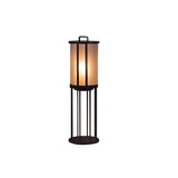 Modern Round Pillar Acrylic Lantern Outdoor Landscape Light for Garden and Pathway